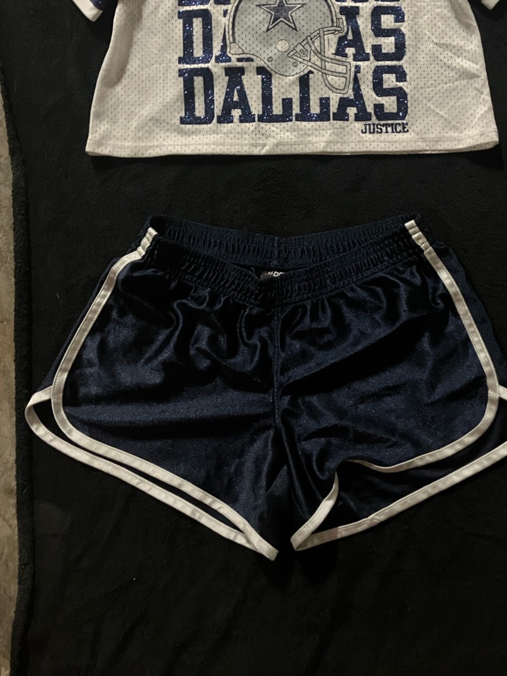 BCG  XS Navy and White Athletic Shorts